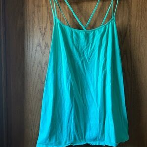 Maurices Turquoise Strappy Tank Top